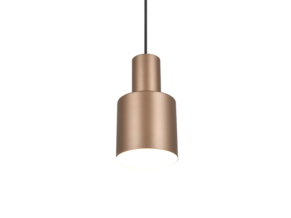 Lampada a sospensione, metallo, caffè, 12x150x12 cm, Agudo