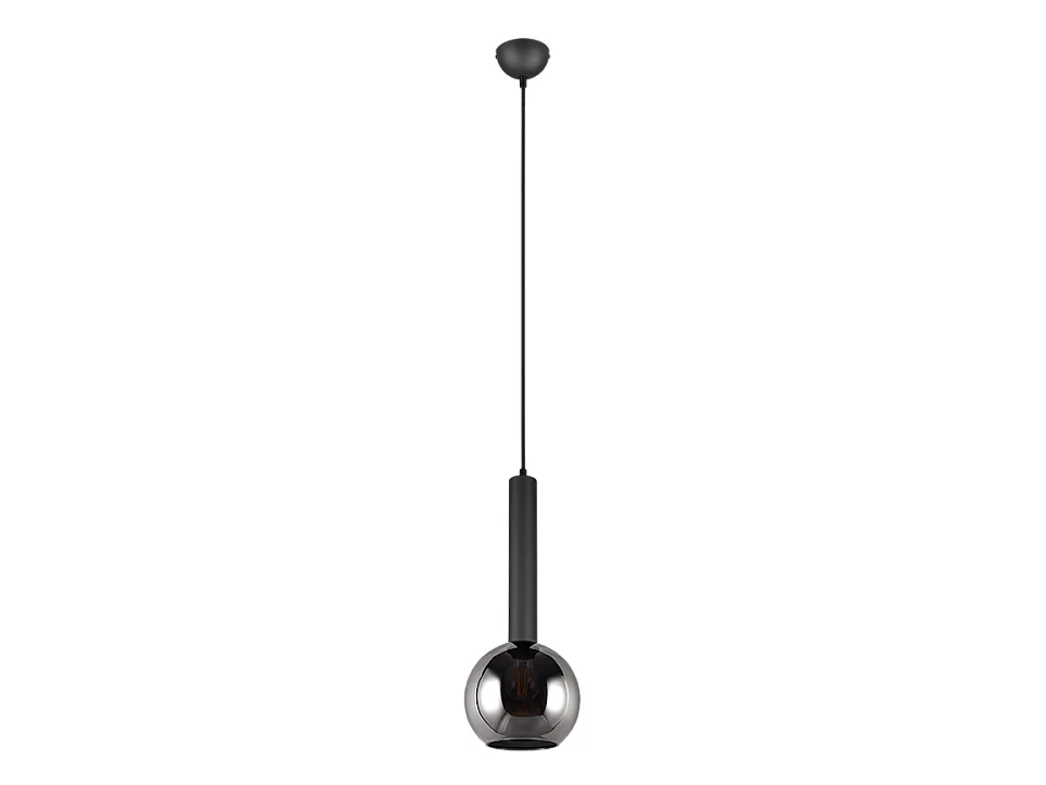 Hanglamp CLAYTON - 20x20x150 cm - Zwart