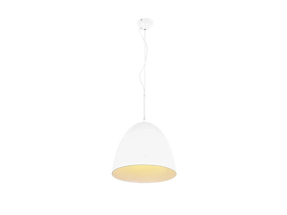 Lampada a sospensione, metallo, bianco opaco, 40x150x40 cm, Tilda
