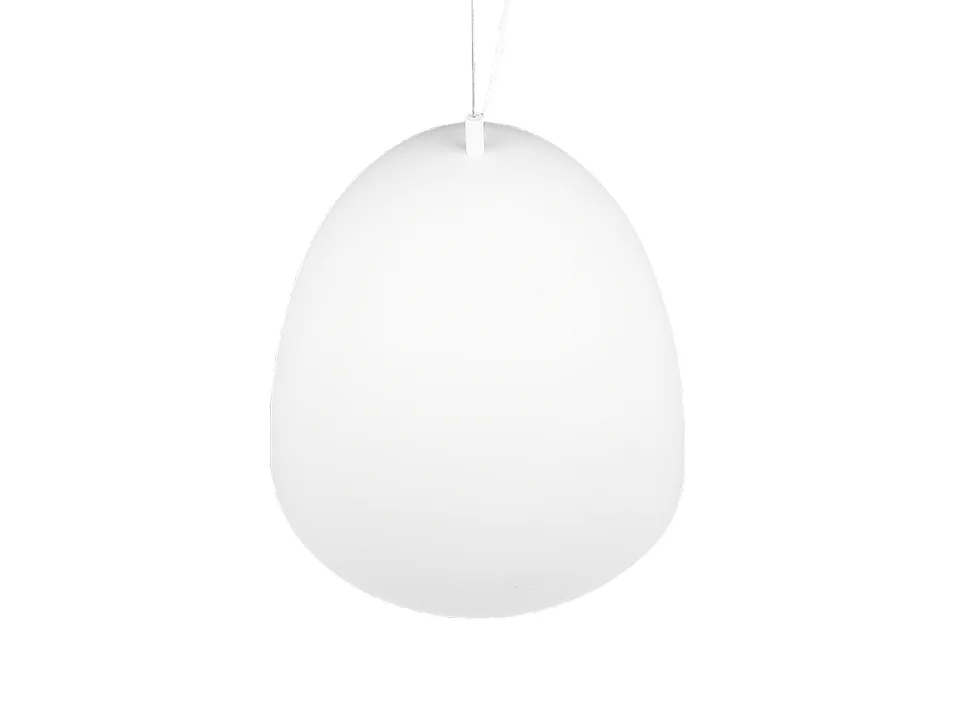 Lampada a sospensione, metallo, bianco opaco, 40x150x40 cm, Tilda