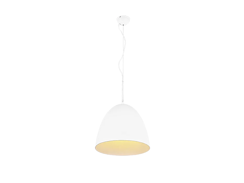 Lampada a sospensione, metallo, bianco opaco, 40x150x40 cm, Tilda