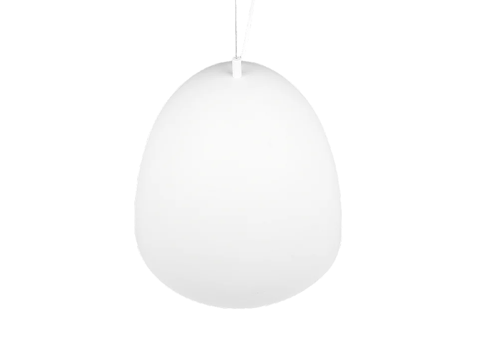 Lampada a sospensione, metallo, bianco opaco, 40x150x40 cm, Tilda