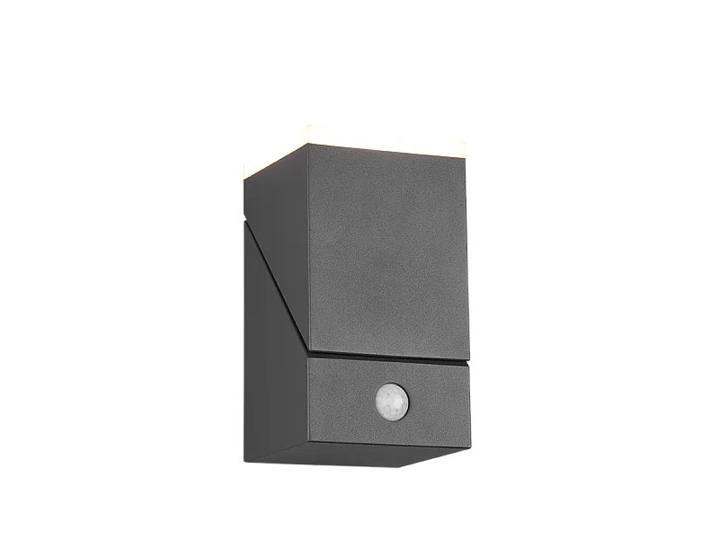 Applique da esterno LED, alluminio, antracite, 9x16x11 cm, Avon