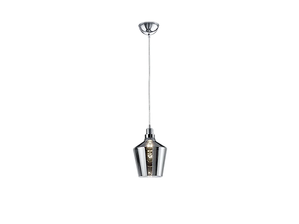 Lampada a sospensione, metallo, alluminio, 20x130x20 cm, Calais
