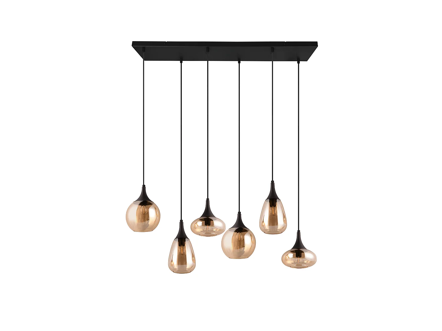 Hanglamp LUMINA - 0x0x150 cm - Zwart