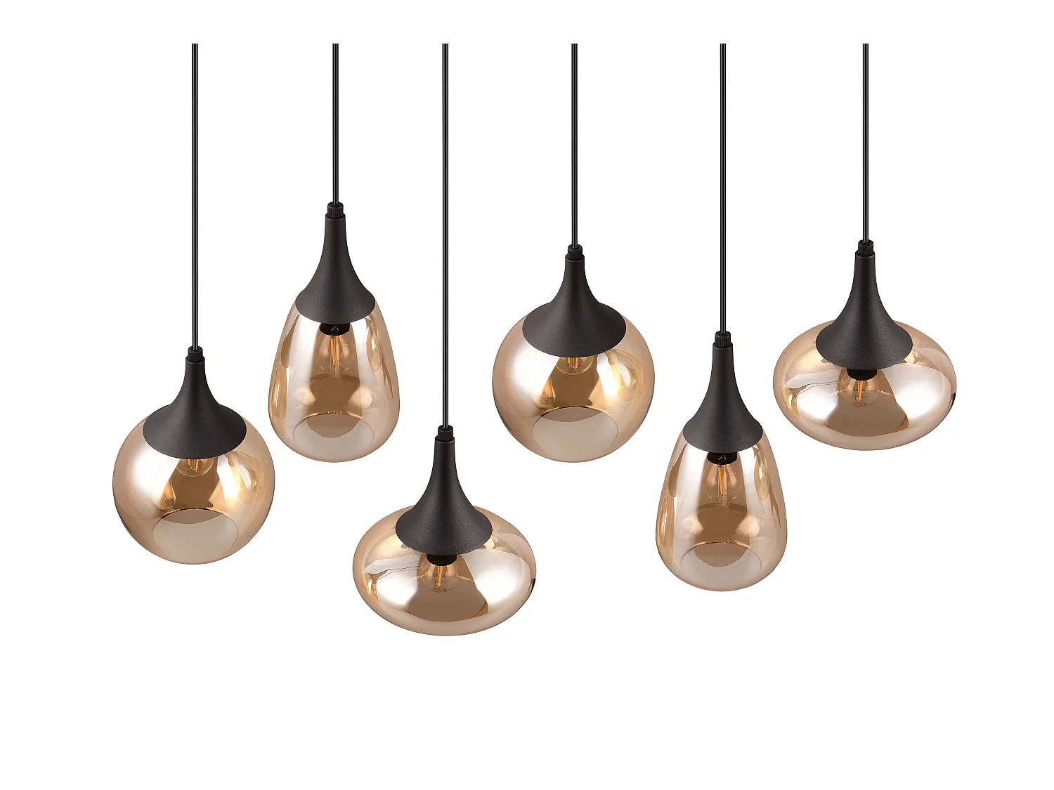 Hanglamp LUMINA - 0x0x150 cm - Zwart