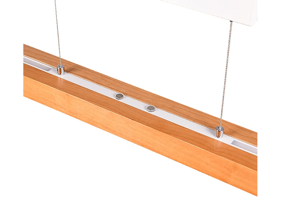 Lampada a sospensione LED, metallo, bianco opaco, 152x150x8,5 cm, Trajan