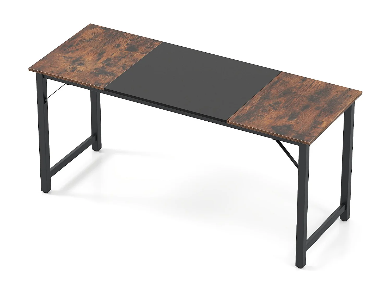 Industrieller Konferenztisch mit Metallrahmen Rechteckiger Computertisch Arbeitstisch