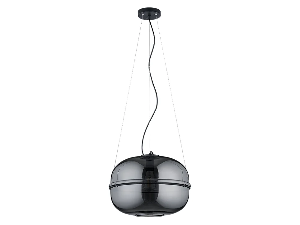 Lampada a sospensione, metallo, nero opaco, 41,4x150x41,4 cm, Lorena