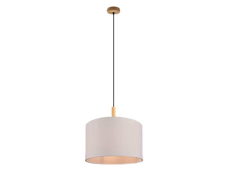 Lampada a sospensione, legno, naturale, 40x150x40 cm, Korba