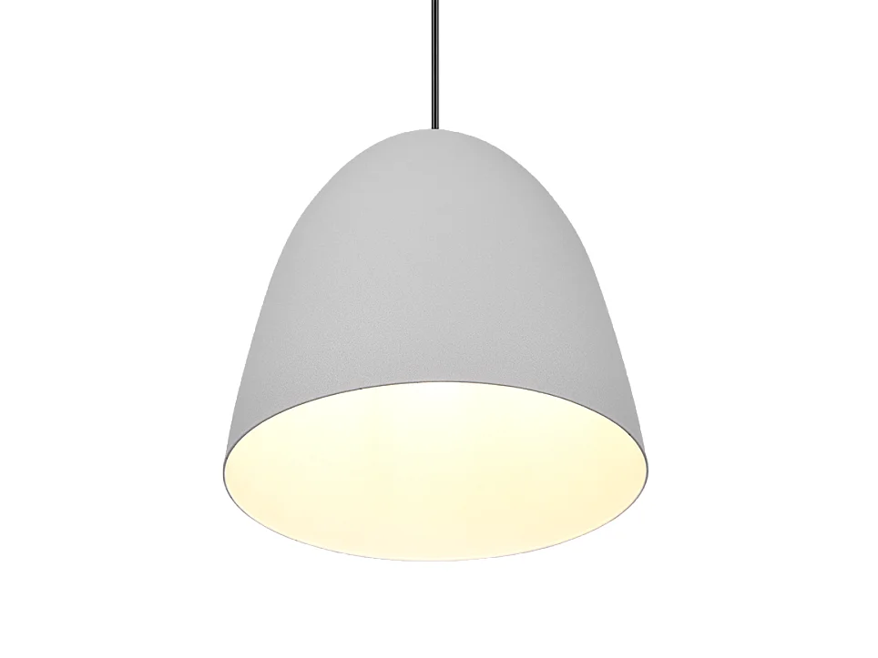 Lampada a sospensione, metallo, grigio, 25x150x25 cm, Tilda