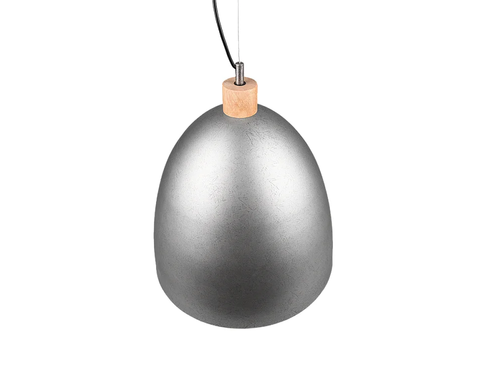 Lampada a sospensione, metallo, nickel anticato, 40x150x40 cm, Jagger