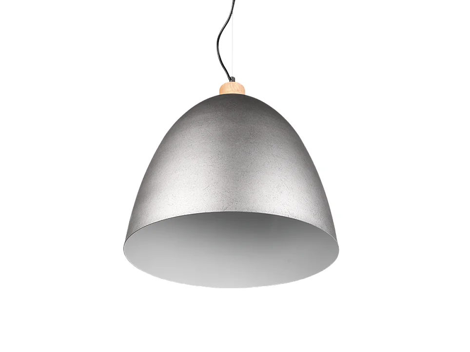 Lampada a sospensione, metallo, nickel anticato, 40x150x40 cm, Jagger