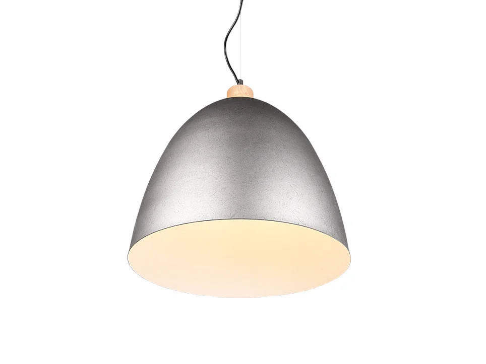 Lampada a sospensione, metallo, nickel anticato, 40x150x40 cm, Jagger
