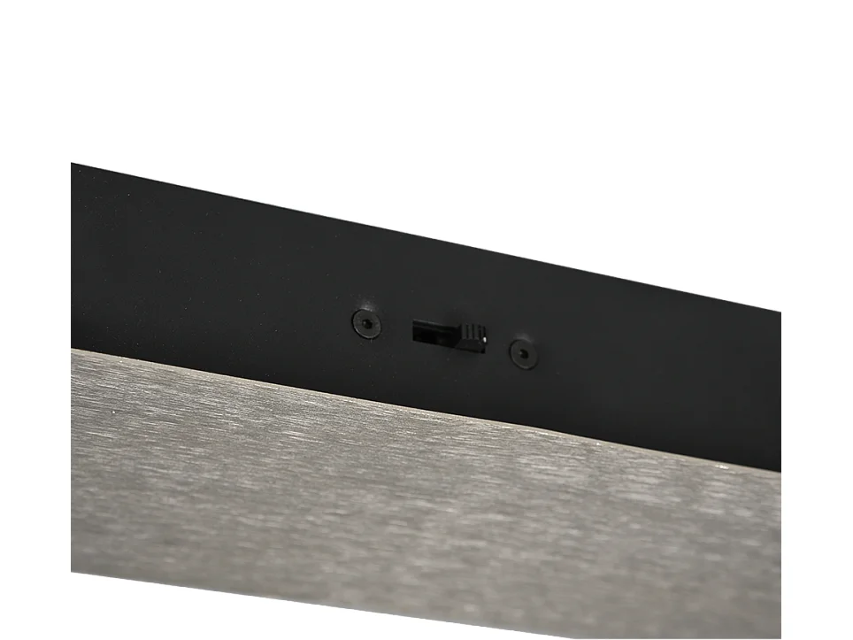 Lampada a sospensione LED, metallo, alluminio, 107,5x150x15,5 cm, Blaze