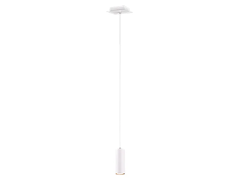 Lampada a sospensione, metallo, bianco, 12x150x12 cm, Marley
