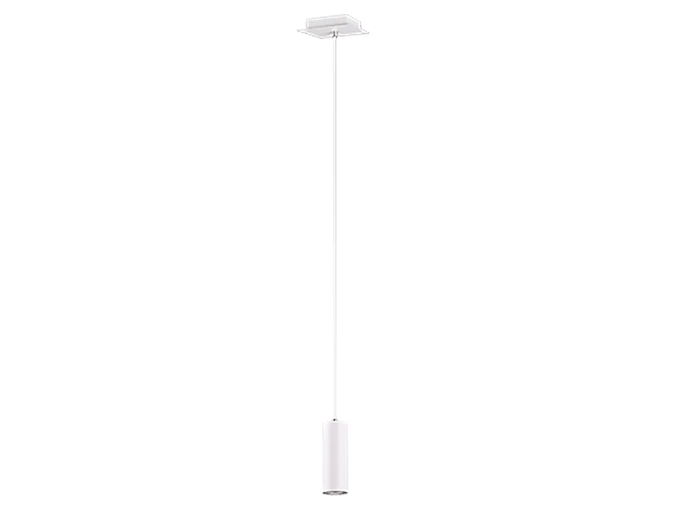 Lampada a sospensione, metallo, bianco, 12x150x12 cm, Marley