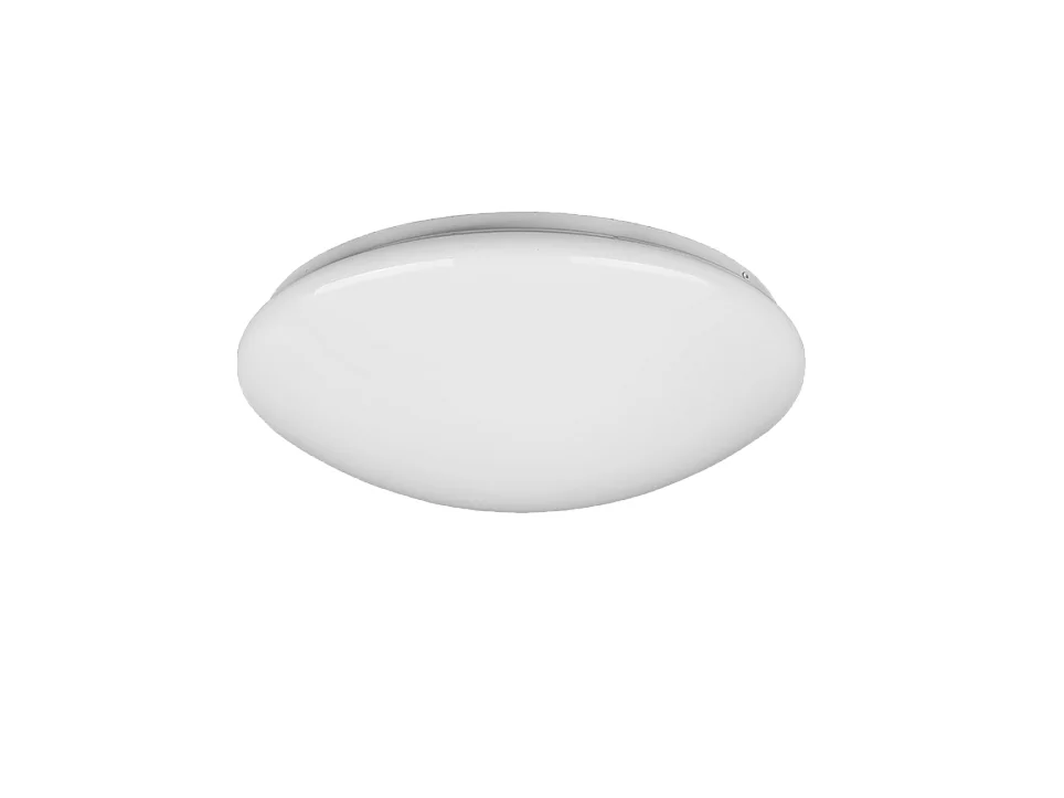 Plafoniera LED, plastica, bianco, 38x10,5x38 cm, Lukida