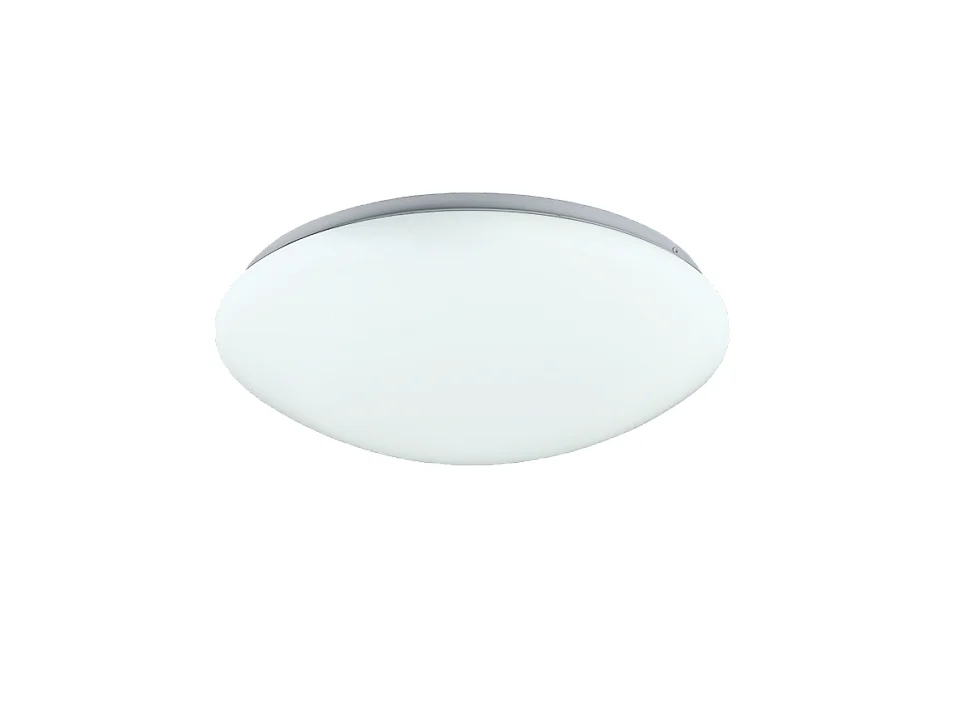 Plafoniera LED, plastica, bianco, 38x10,5x38 cm, Lukida