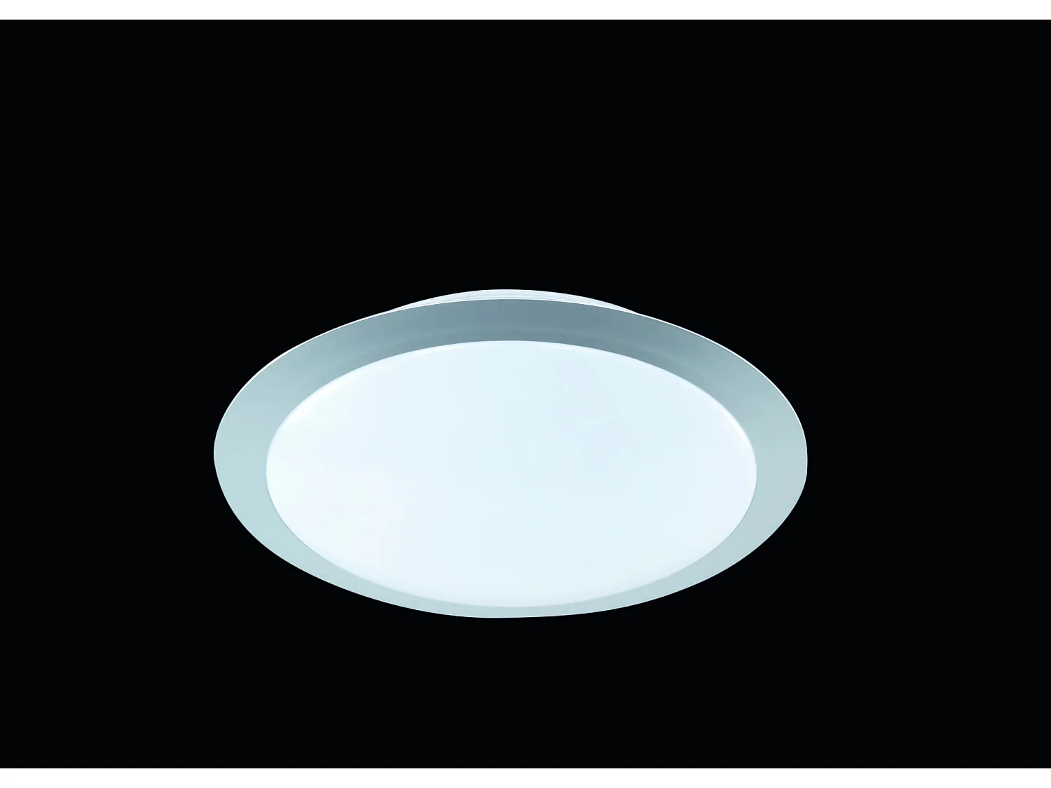 Plafoniera LED, metallo, titano, 29x8x29 cm, Gonzalo