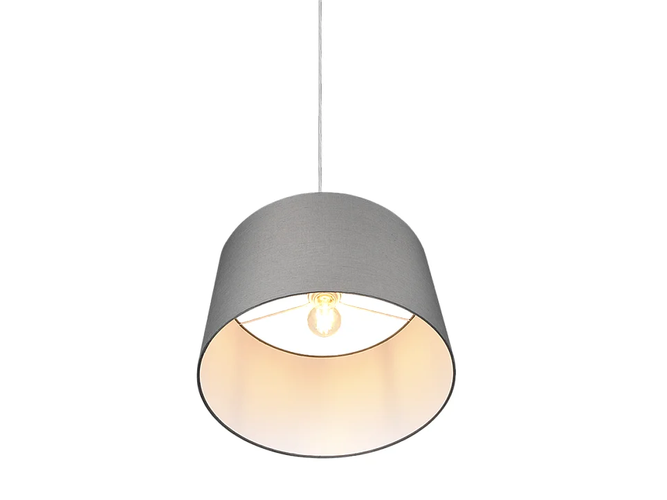 Lampada a sospensione, metallo, nichel opaco, 40x150x40 cm, Hotel