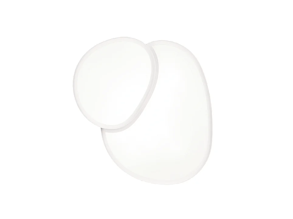 Plafoniera LED, metallo, bianco opaco, 43,5x11,5x36 cm, Rise