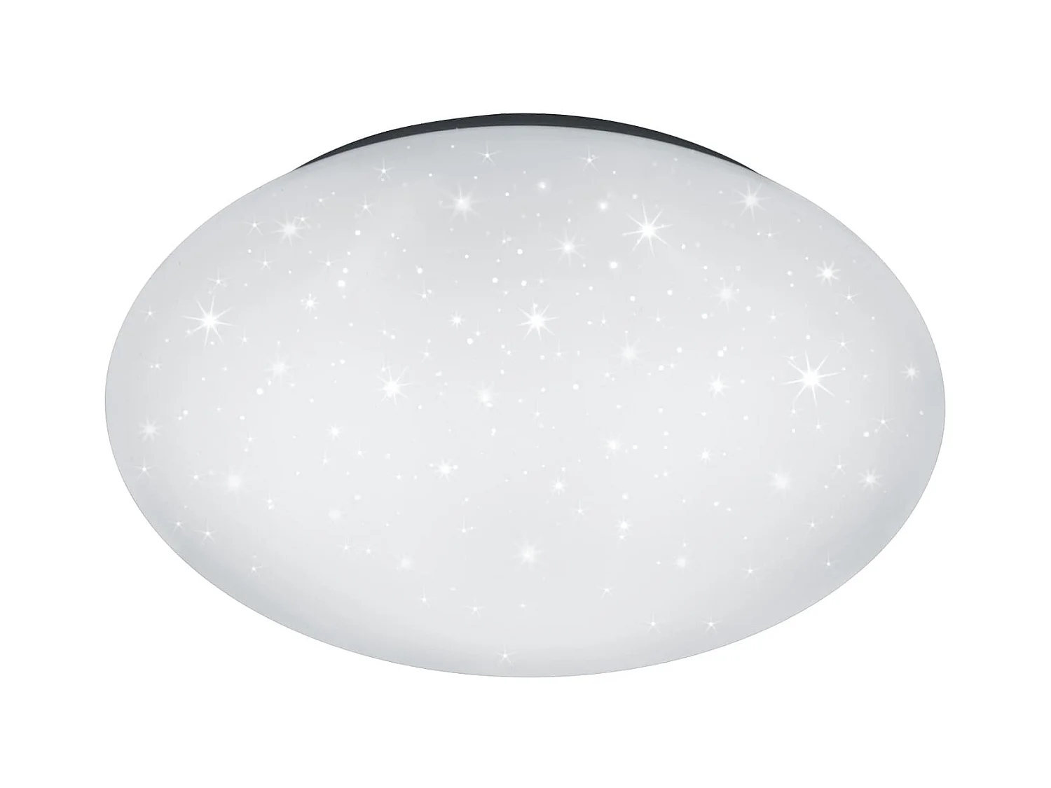 Plafoniera LED, plastica, bianco, 37x8,5x37 cm, Putz