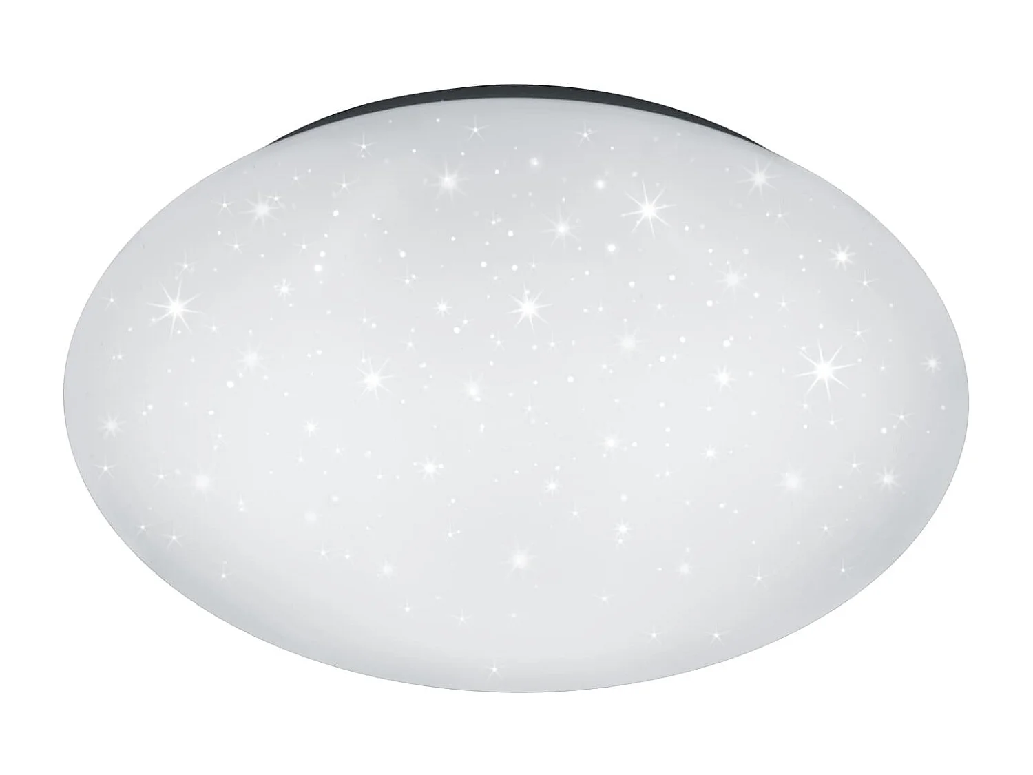 Plafoniera LED, plastica, bianco, 37x8,5x37 cm, Putz