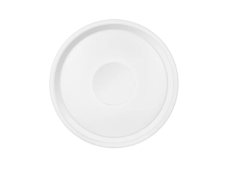 Plafoniera LED, plastica, cromo, 33x5x33 cm, Bunda