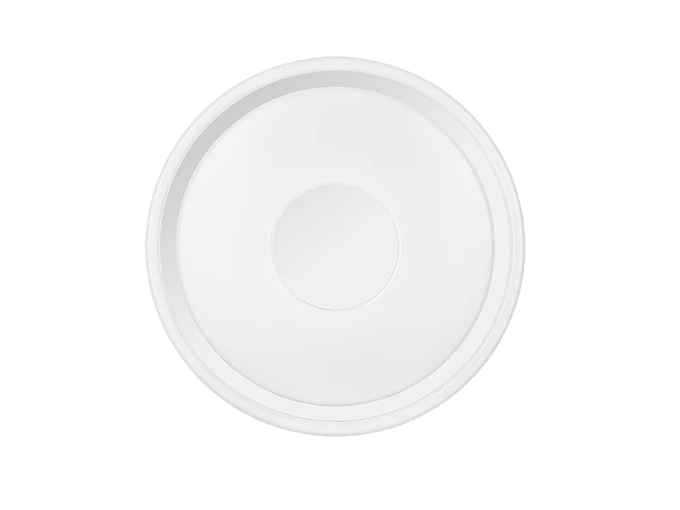 Plafoniera LED, plastica, cromo, 33x5x33 cm, Bunda