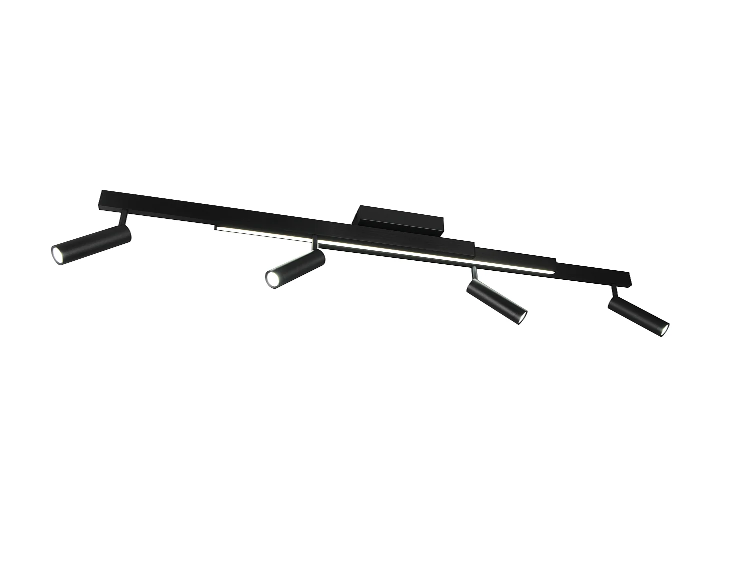 Plafondlamp ZENO - 0x0x23 cm - Zwart