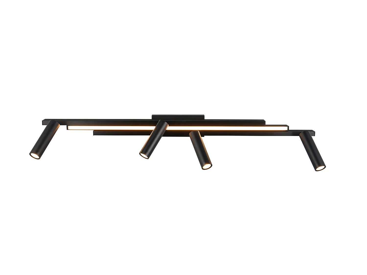 Plafondlamp ZENO - 0x0x23 cm - Zwart