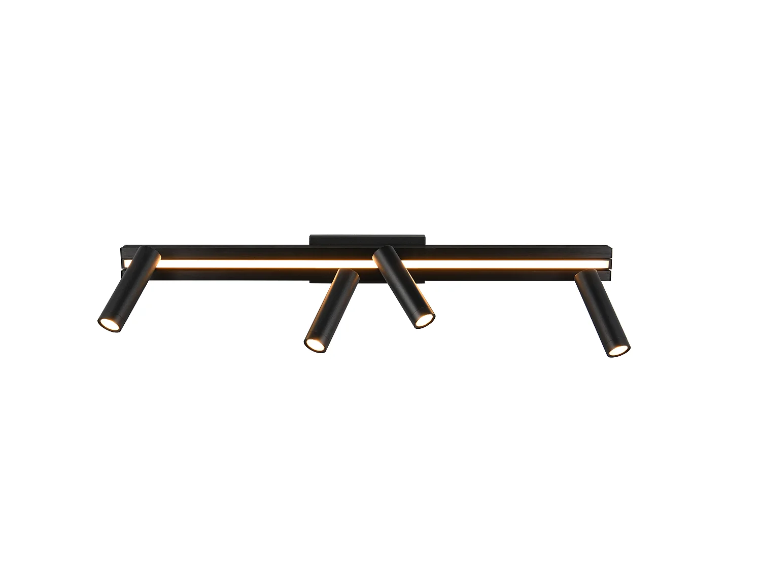 Plafondlamp ZENO - 0x0x23 cm - Zwart
