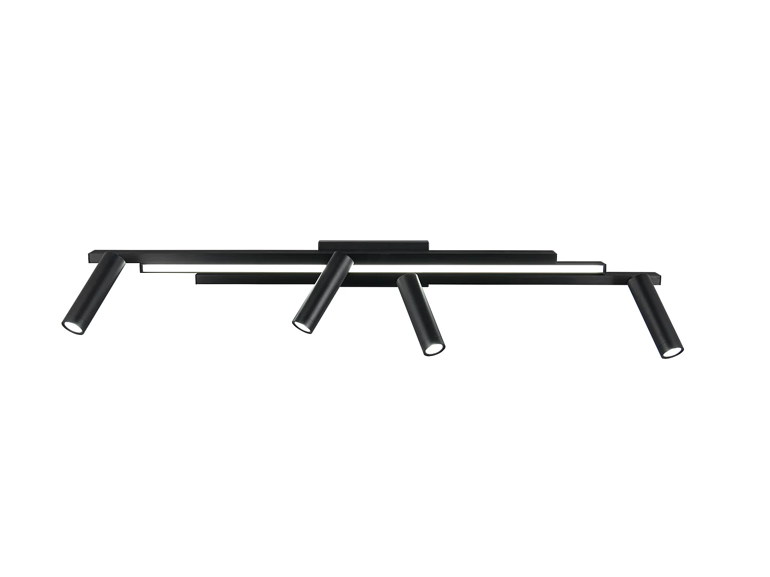 Plafondlamp ZENO - 0x0x23 cm - Zwart