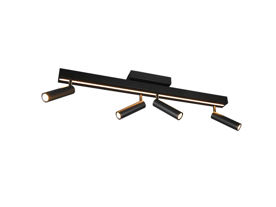 Plafondlamp ZENO - 0x0x23 cm - Zwart