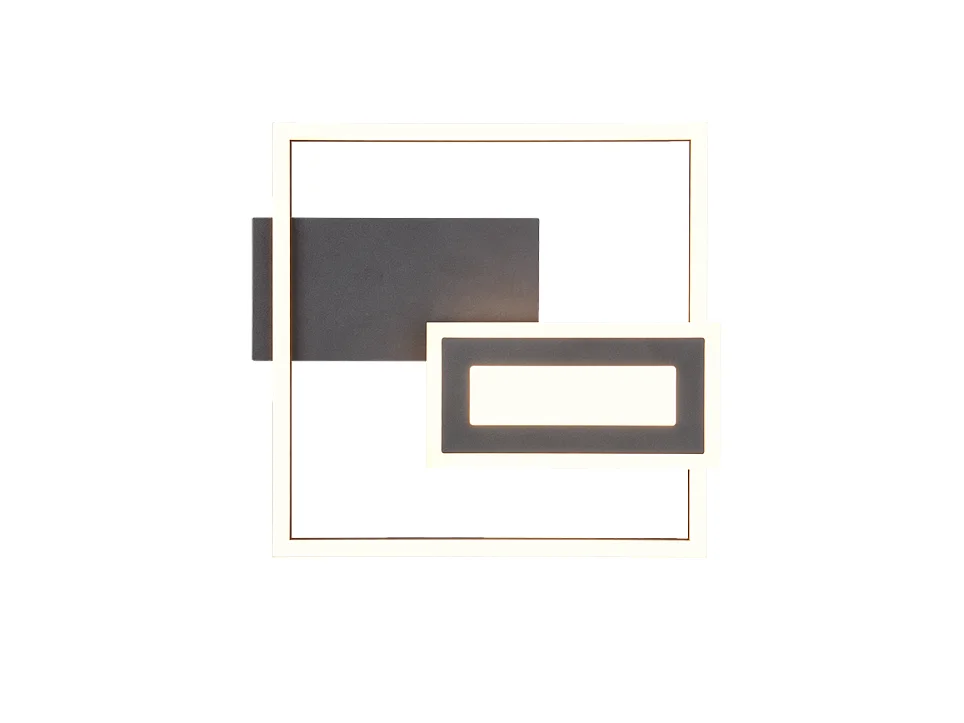 Plafondlamp SPIRO - 0x0x4.5 cm - Zwart