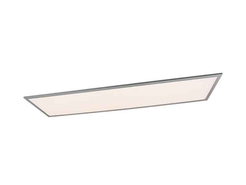 Plafoniera LED, metallo, titano, 119,5x5x29,5 cm, Gamma
