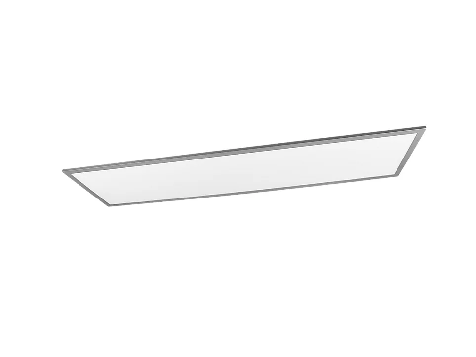 Plafoniera LED, metallo, titano, 119,5x5x29,5 cm, Gamma