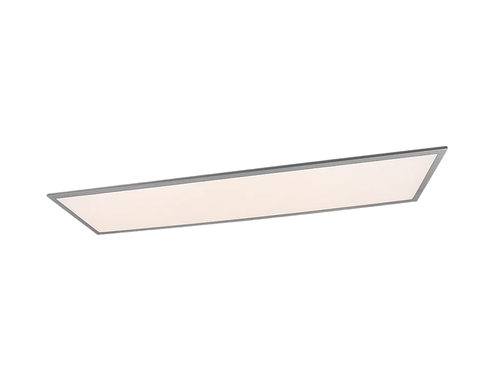 Plafoniera LED, metallo, titano, 119,5x5x29,5 cm, Gamma