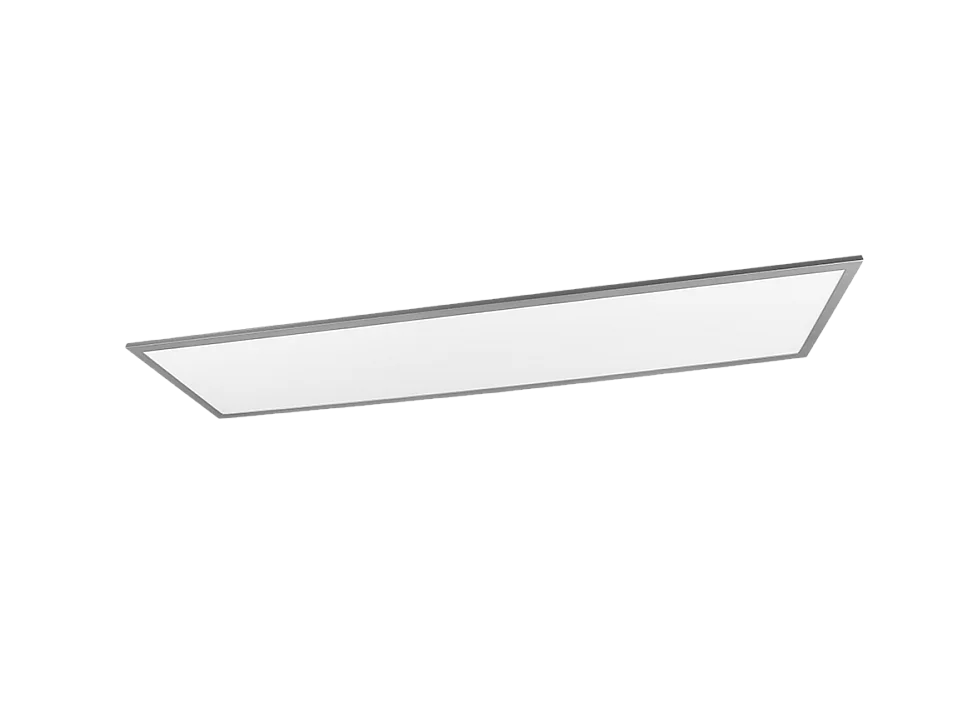 Plafoniera LED, metallo, titano, 119,5x5x29,5 cm, Gamma
