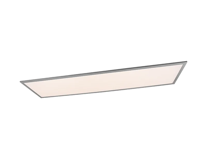 Plafoniera LED, metallo, titano, 119,5x5x29,5 cm, Gamma