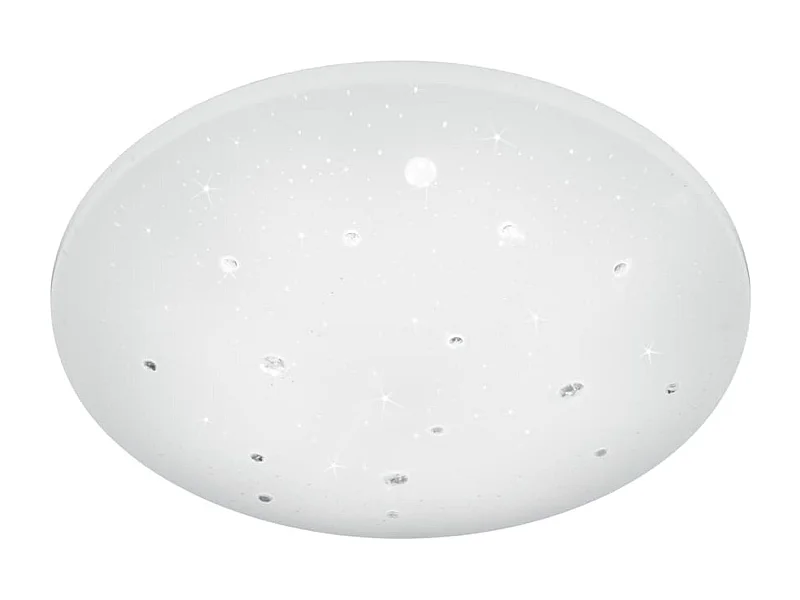 Plafoniera LED, plastica, bianco, 50x12x50 cm, Achat