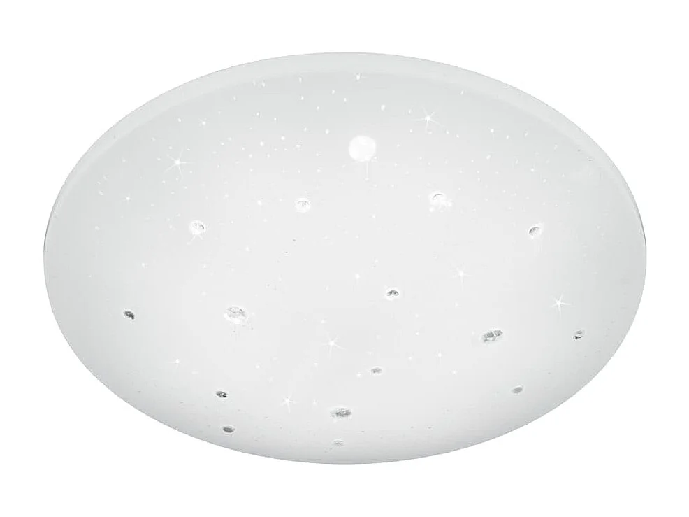 Plafoniera LED, plastica, bianco, 50x12x50 cm, Achat