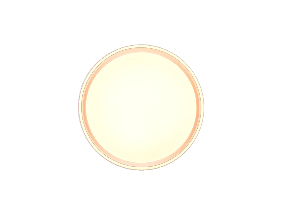 Plafoniera LED, plastica, bianco opaco, 40x7,5x40 cm, Felis