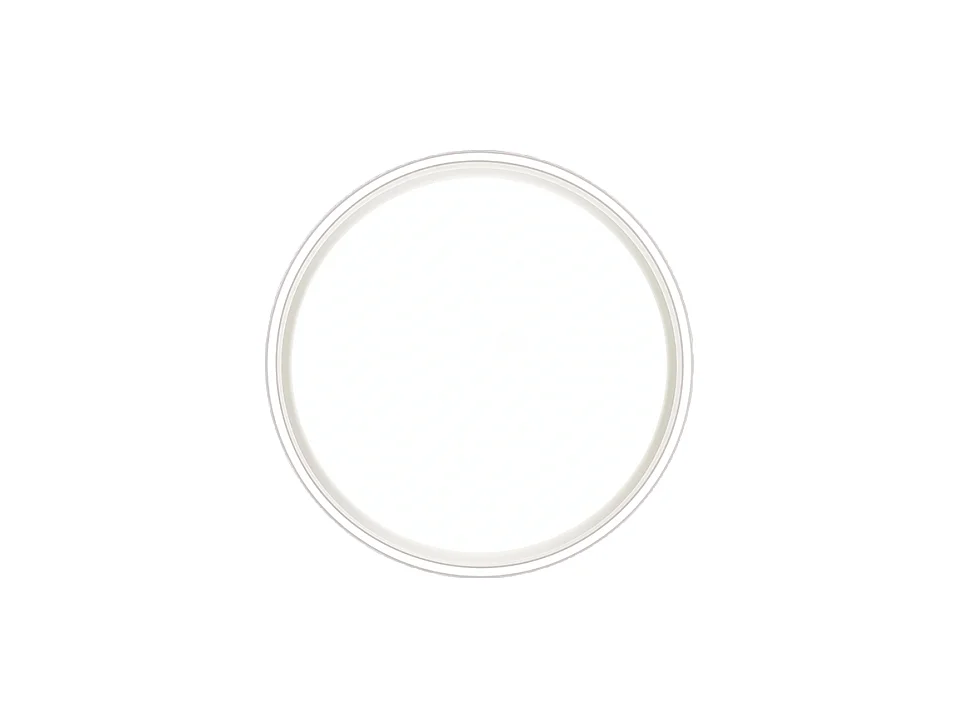 Plafoniera LED, plastica, bianco opaco, 40x7,5x40 cm, Felis