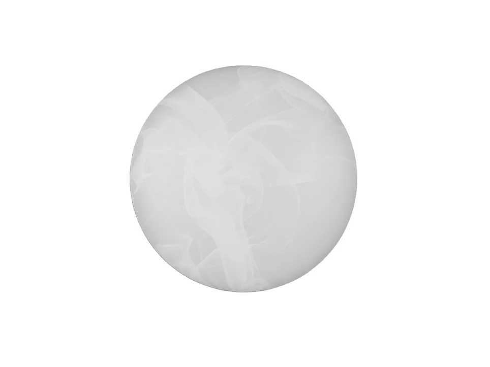 Plafoniera LED, plastica, alabastro, 38x7x38 cm, Umbria