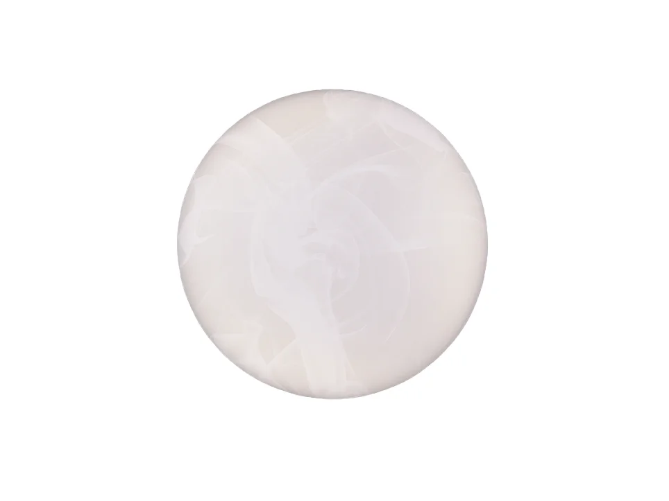 Plafoniera LED, plastica, alabastro, 38x7x38 cm, Umbria