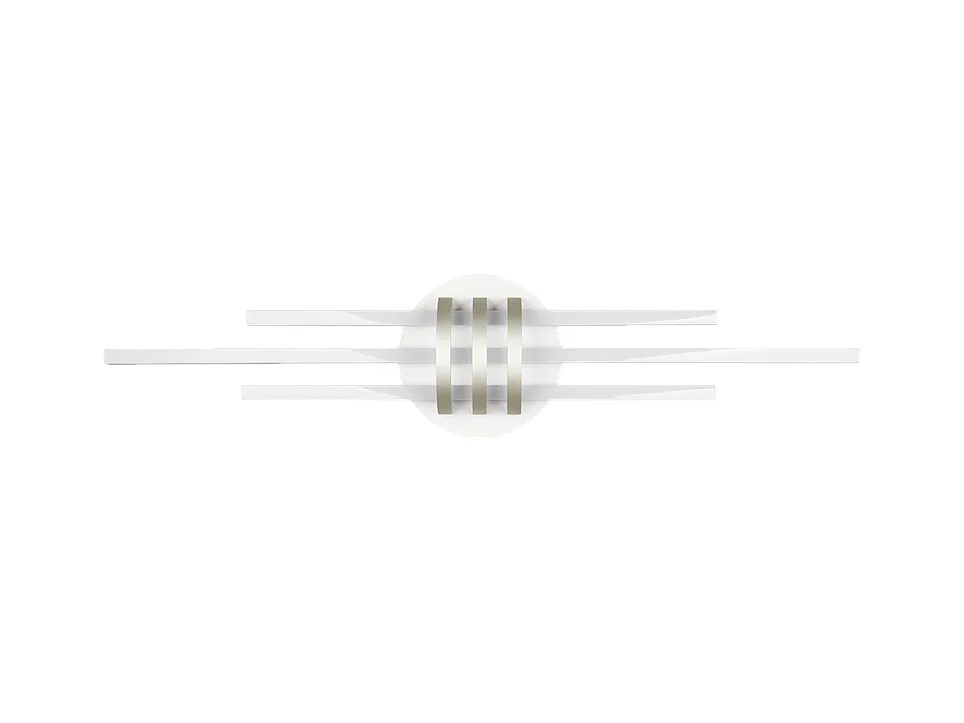 Plafoniera LED, metallo, bianco opaco, 81x10,5x18 cm, Cinto