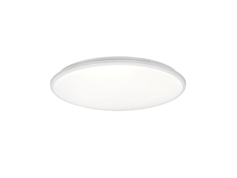 Plafoniera LED, plastica, bianco opaco, 50x7,5x50 cm, Limbus