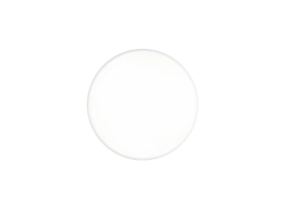 Plafoniera LED, plastica, bianco opaco, 50x7,5x50 cm, Limbus